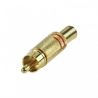 Star RCA plug, 008110