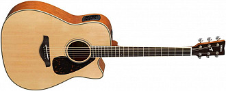 Yamaha FGX820C NATURAL  Электроакустическая гитара, цвет NATURAL